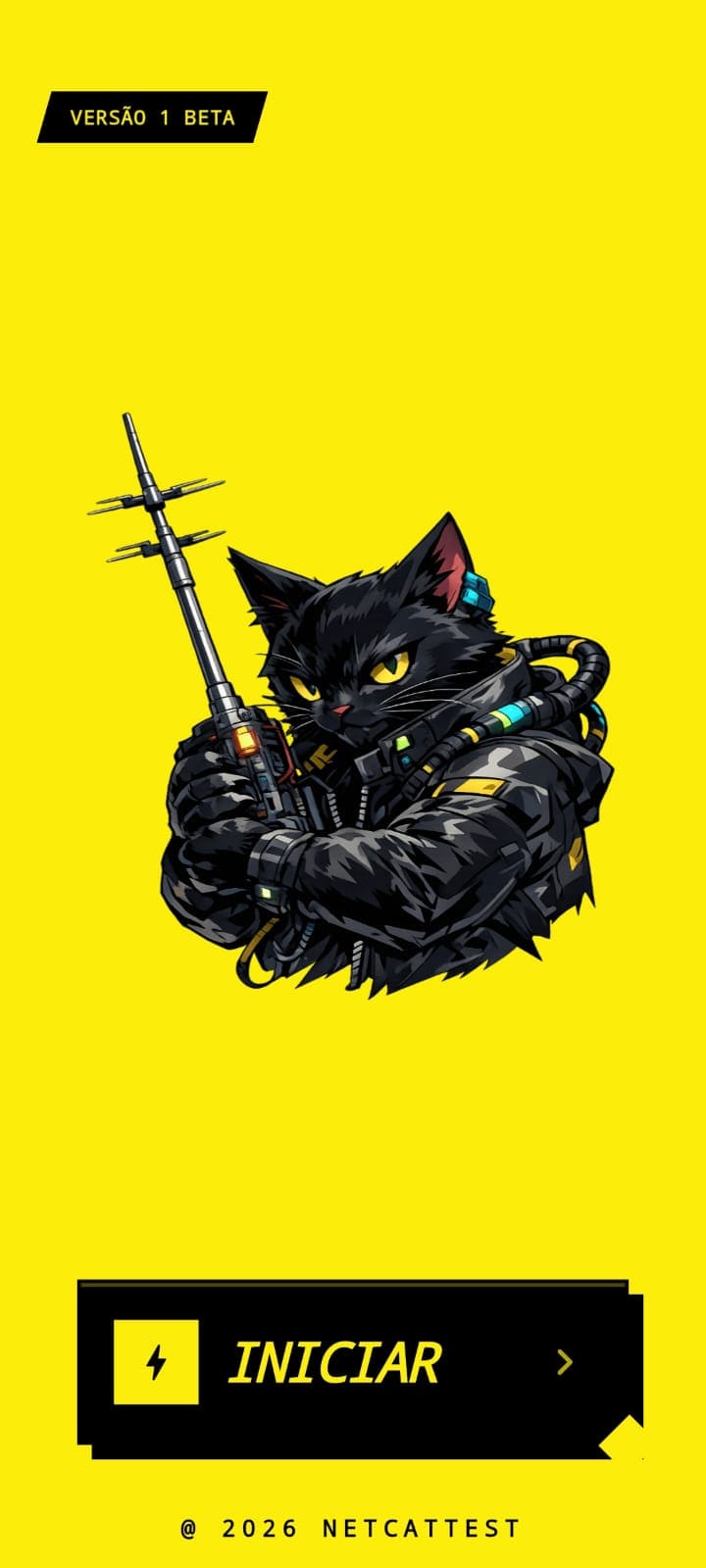 Tela inicial do Cat Suite